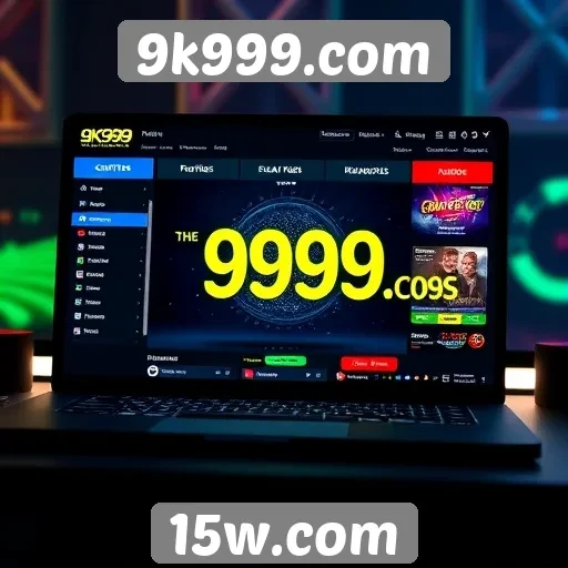 Interface do usuário do site 9k999.com avaliada